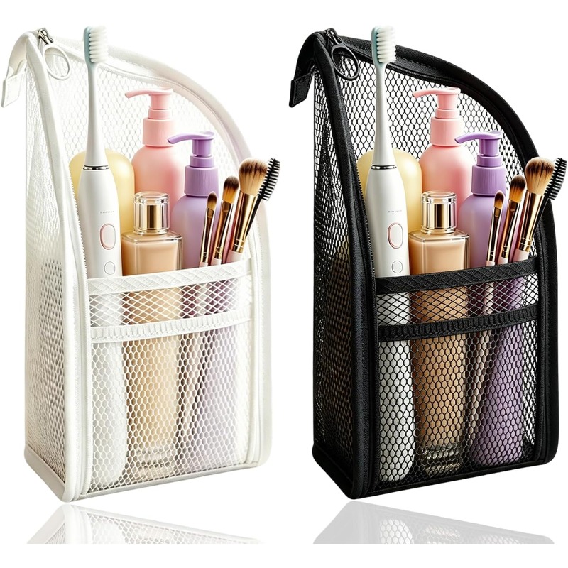 Travel Accessories Holder - Borsa da toilette in rete traspirante