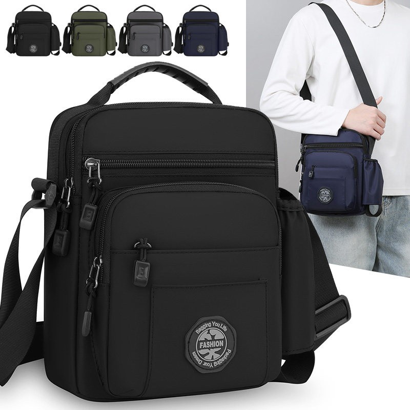 Travel Accessories Holder - Borsa a tracolla impermeabile da uomo,