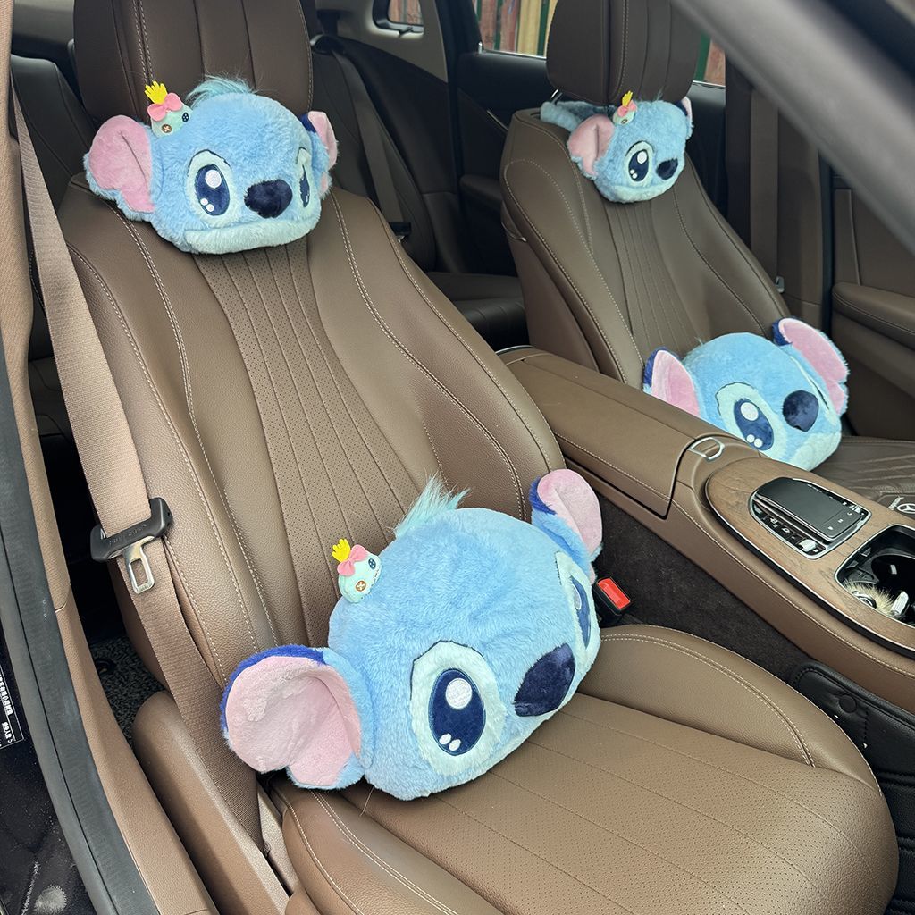 Travel Accessories Pillow - Cuscino Poggiatesta per Auto, Simpatico Peluche