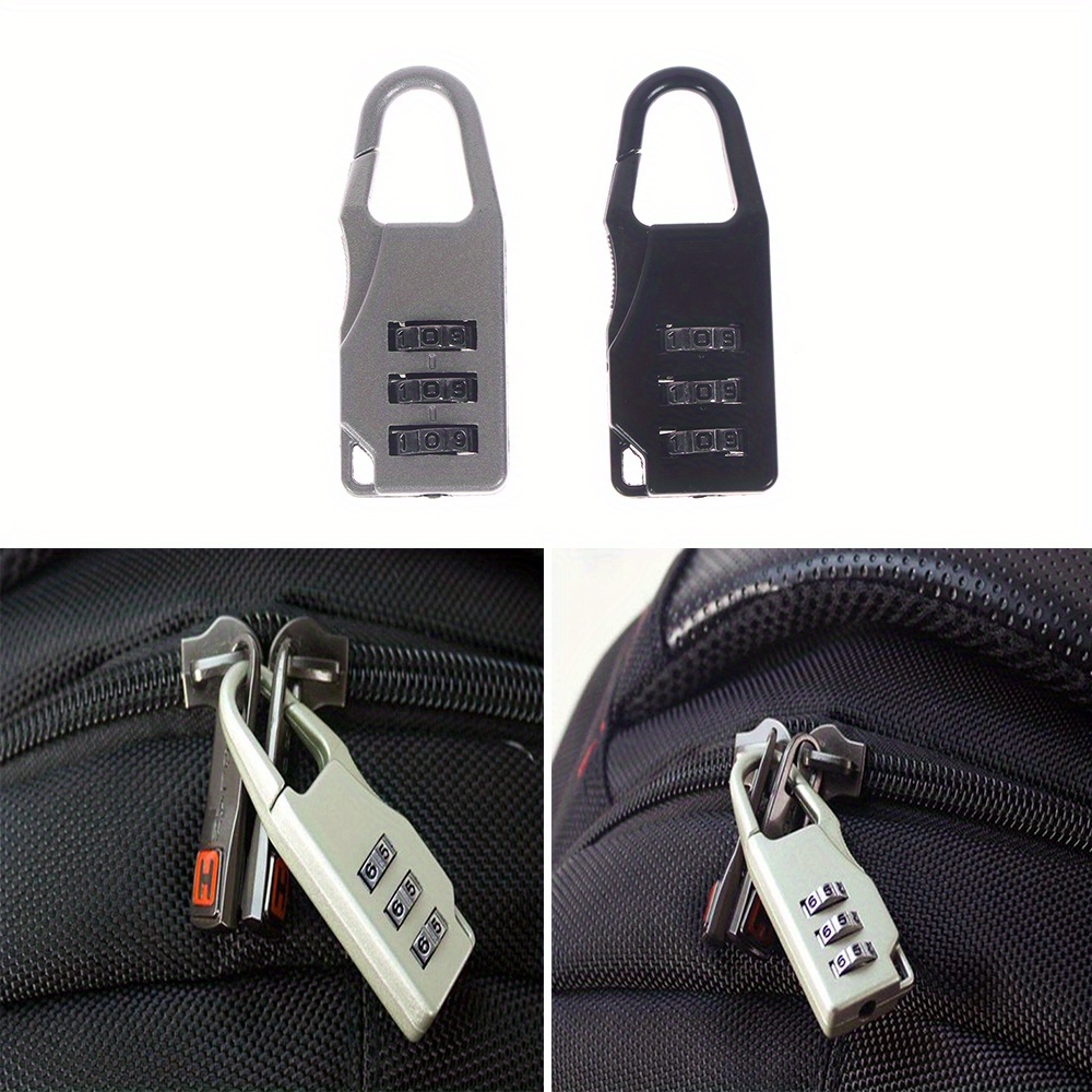 Travel Accessories Gear - Set di 5 Lucchetti da Viaggio