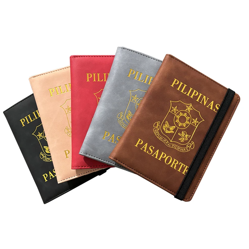 Travel Accessories Philippines - Rfid Filippine Copertina per passaporto Portafoglio