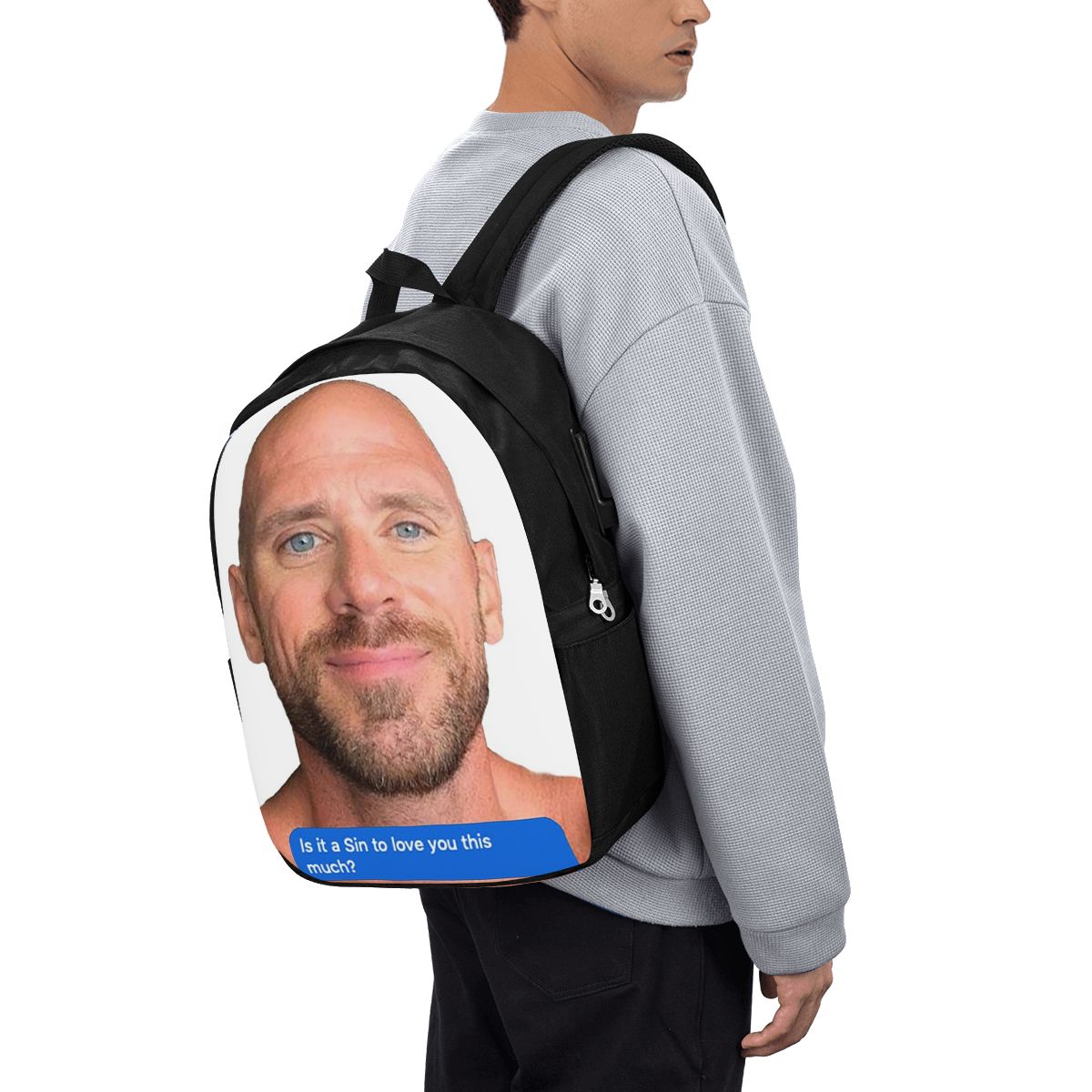 Travel Accessories Men - Zaino Johnny Sins Flirty Text Bubble,
