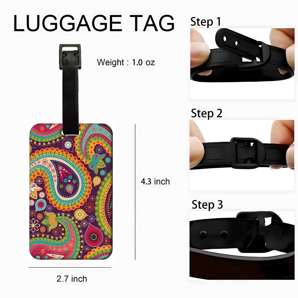 Etichetta per Bagagli in Plast - Travel Accessories List For Women recensione e prezzo