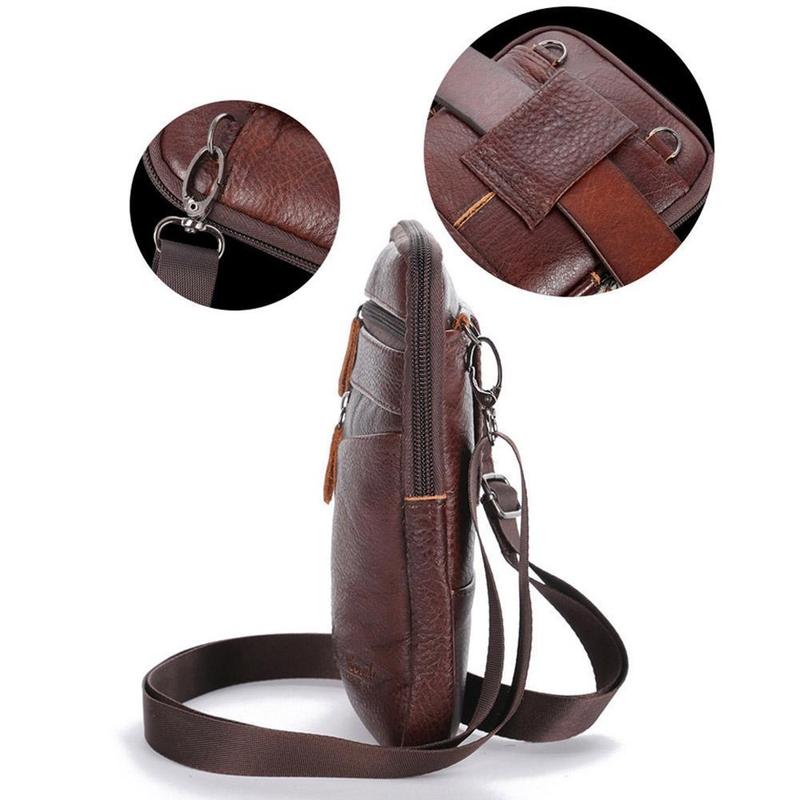 Borsa da uomo in vera pelle, b - Travel Accessories Men recensione e prezzo