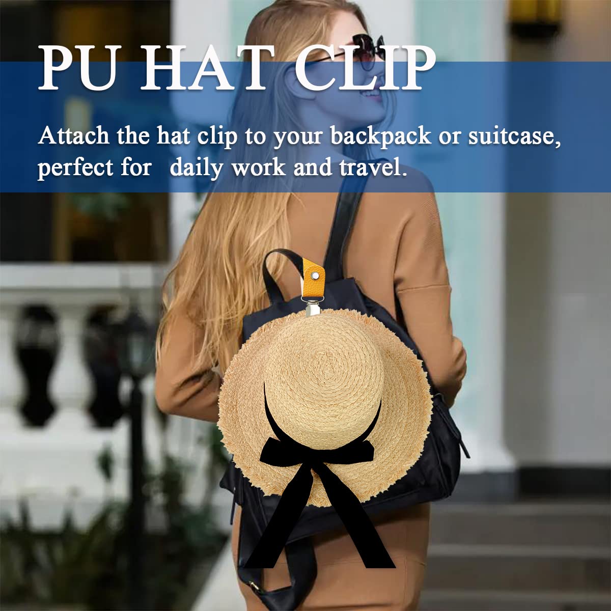 Clip per Cappello in Pelle PU  - Travel Accessories Holder recensione e prezzo